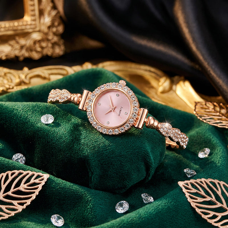 Blush Pink Elegance Bracelet Watch